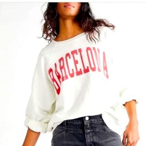 Retro Tops Barcelona Sweatshirt size XS